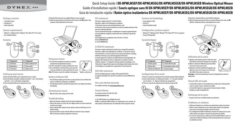 Dynex DX-NPWLMSEB Quick setup guide