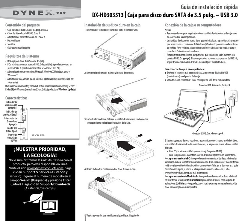 Dynex DX-HD303513 Parts list manual