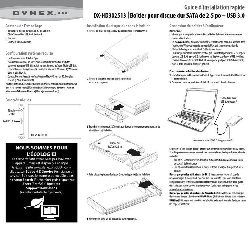 Dynex DX-HD302513 Installation and operation manual