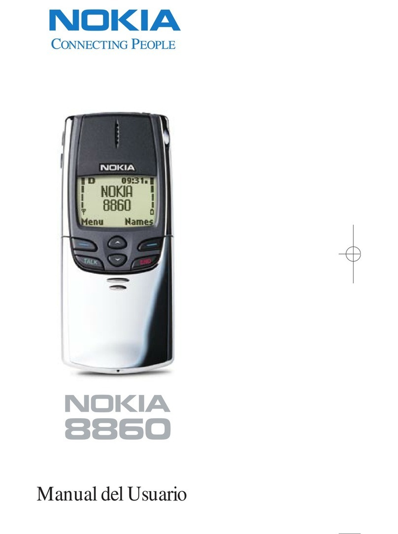 Nokia 8860 - Cell Phone - AMPS User guide