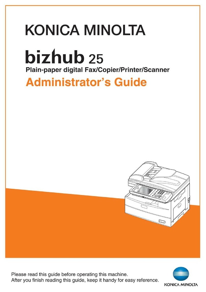 Konica Minolta bizhub 25 Administrator's guide