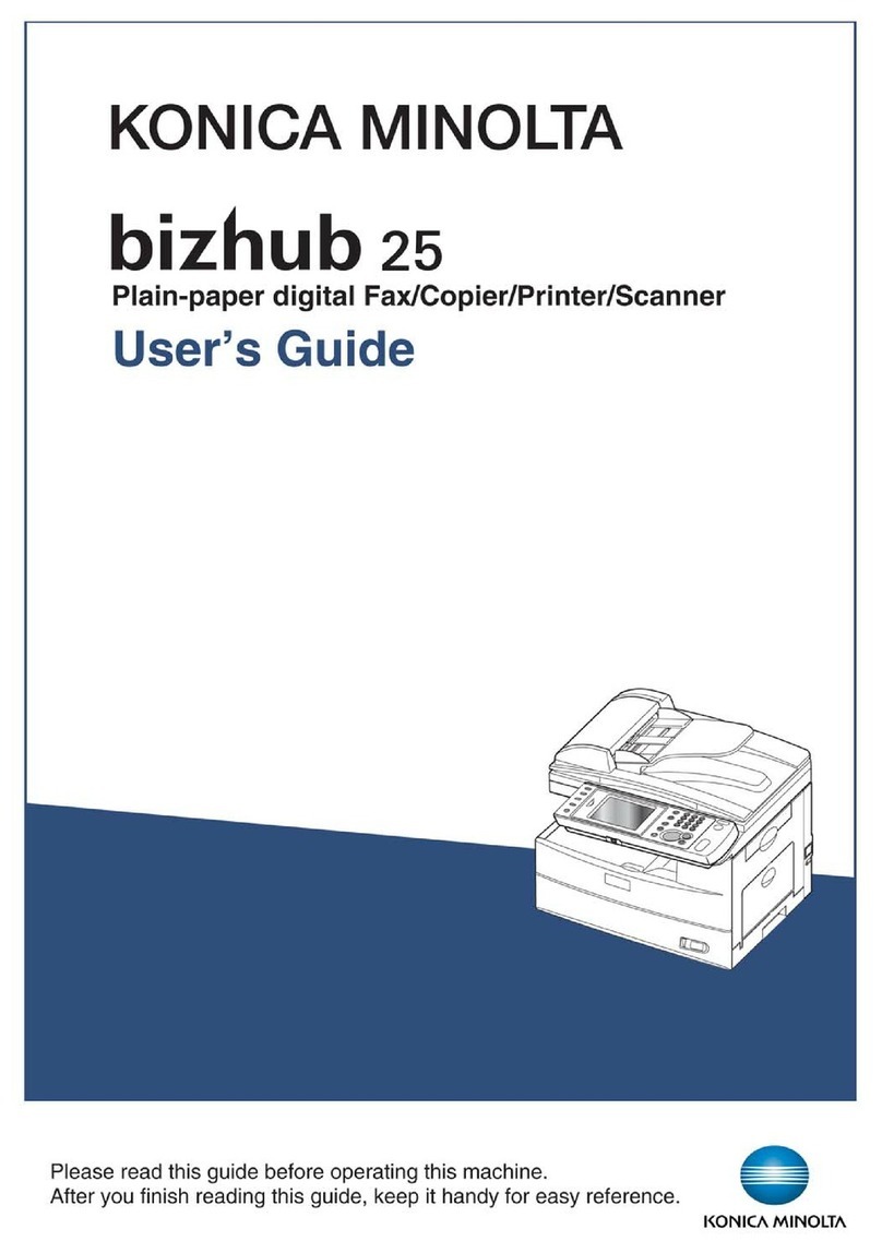 Konica Minolta bizhub 25 user guide