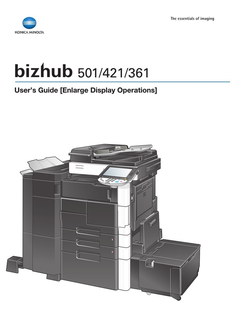 Konica Minolta bizhub 361 Function guide