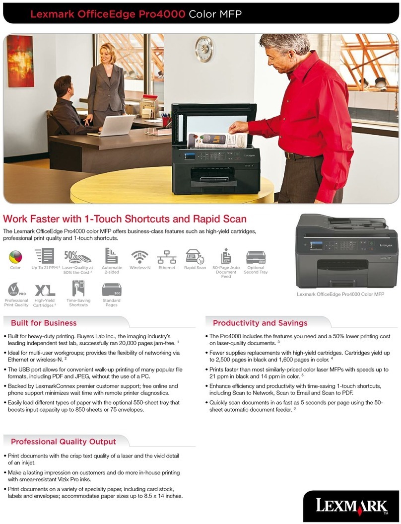 Lexmark 90P4000 User manual