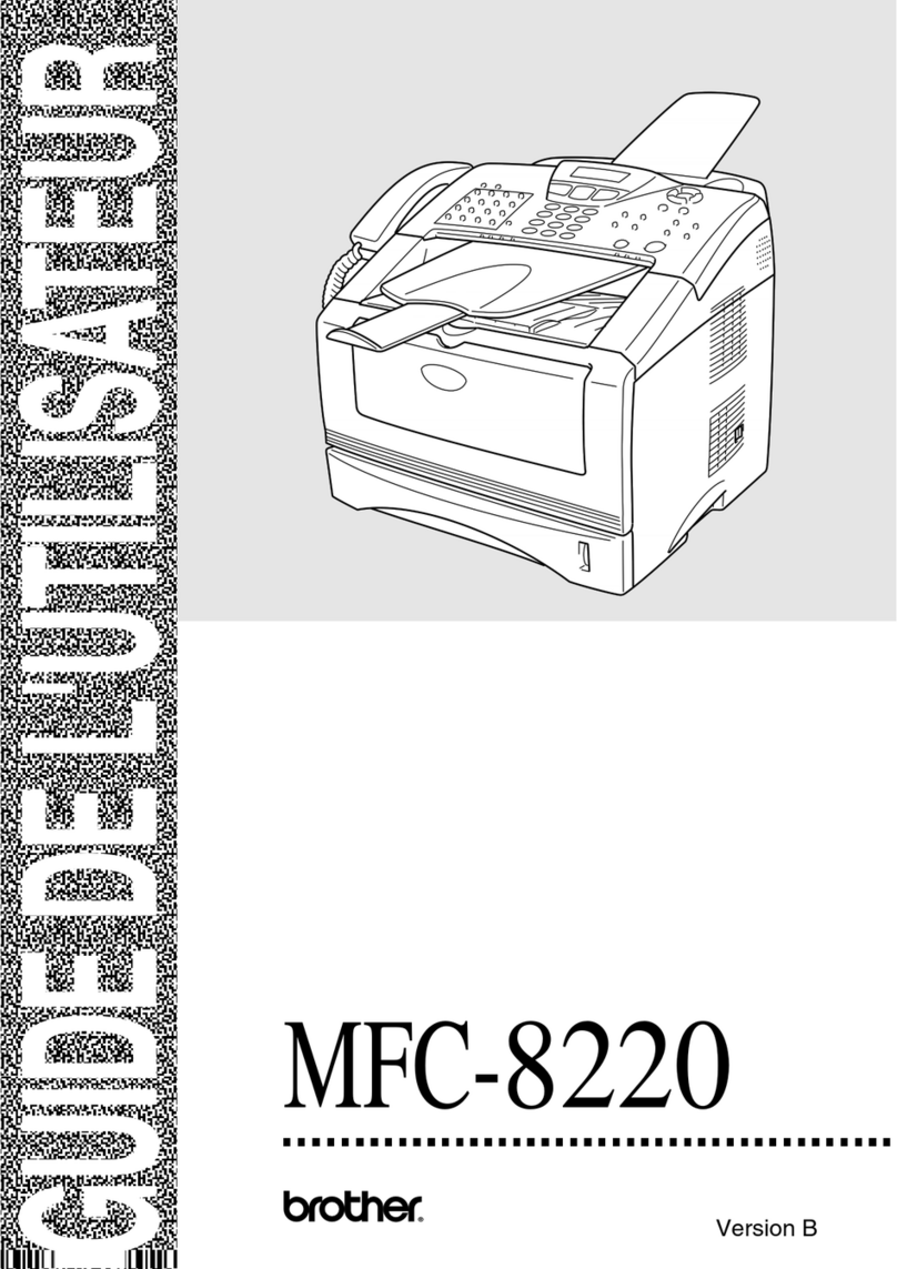 Brother 8220 - MFC - Multifunction Guide de l'utilisateur