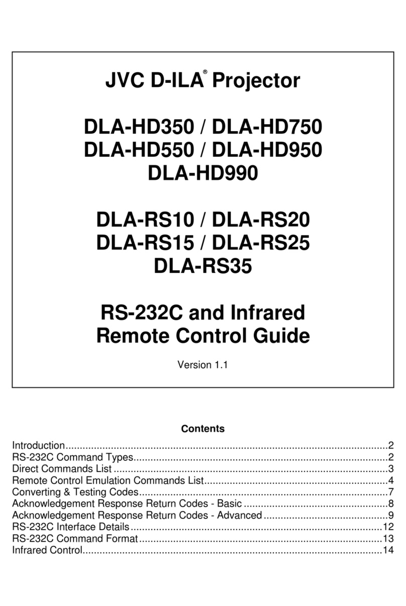 JVC DLA-RS10U - Reference Series Home Cinema... Use and maintenance manual