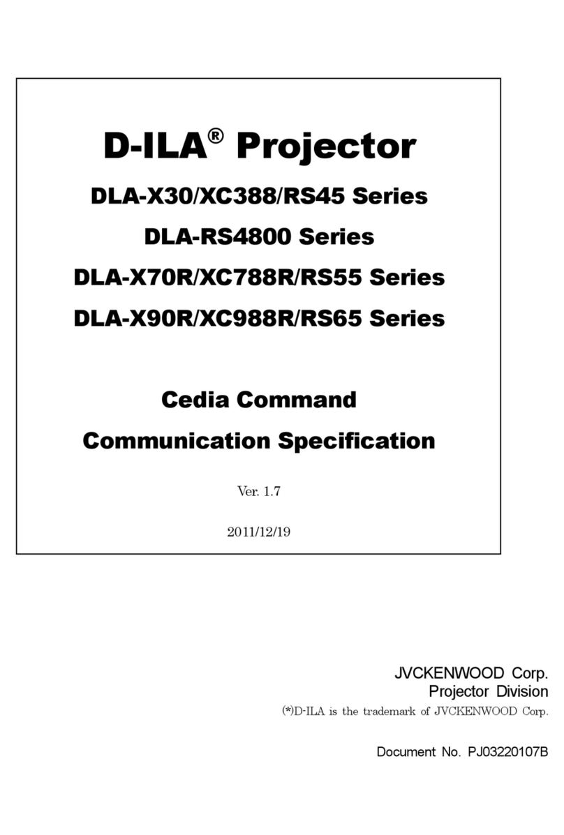 JVC DLA-RS45U Installation manual