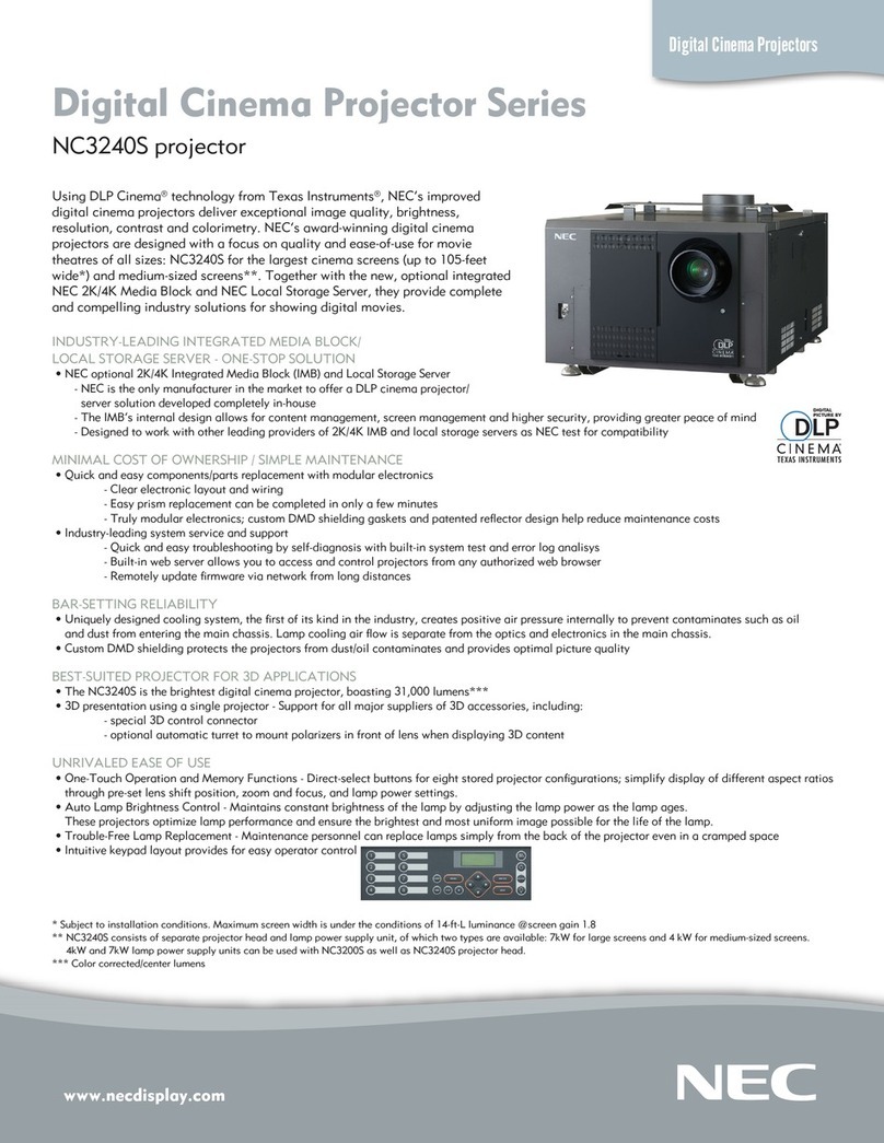NEC NC3240S User manual