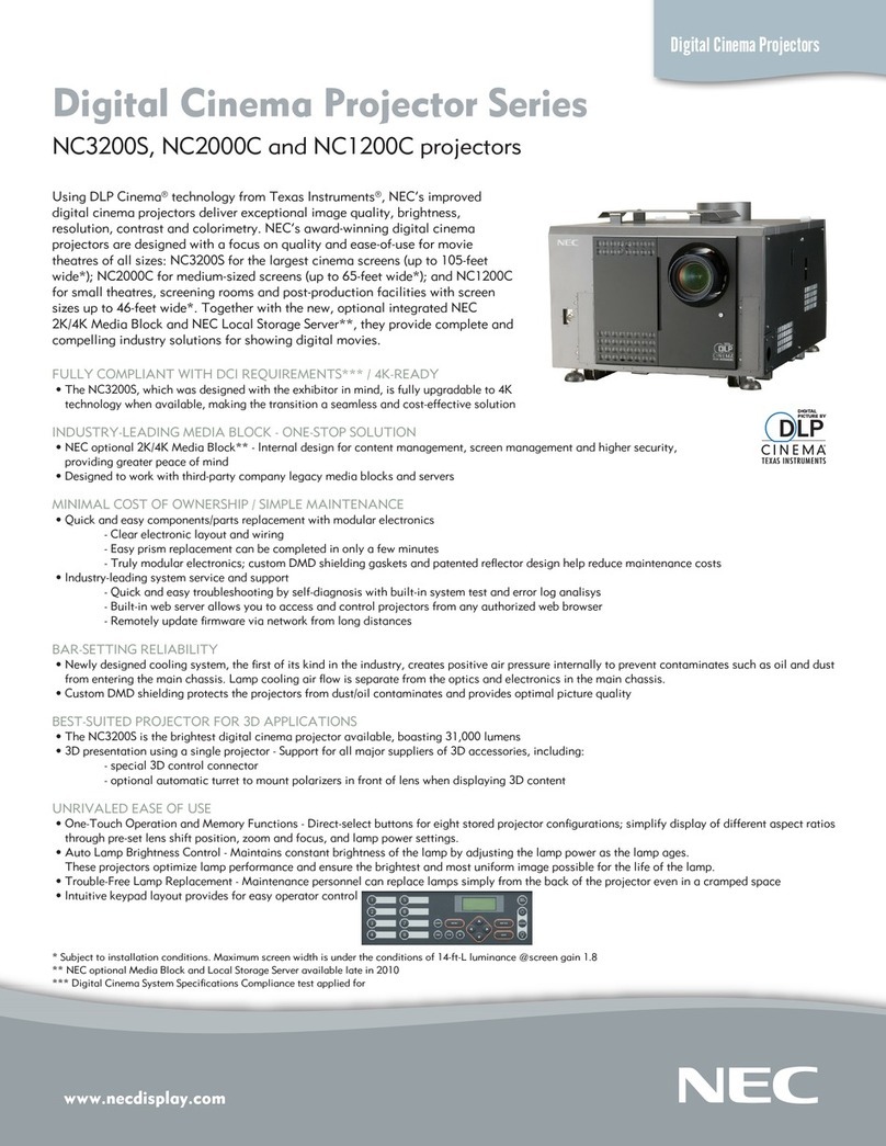NEC NC1200C User manual