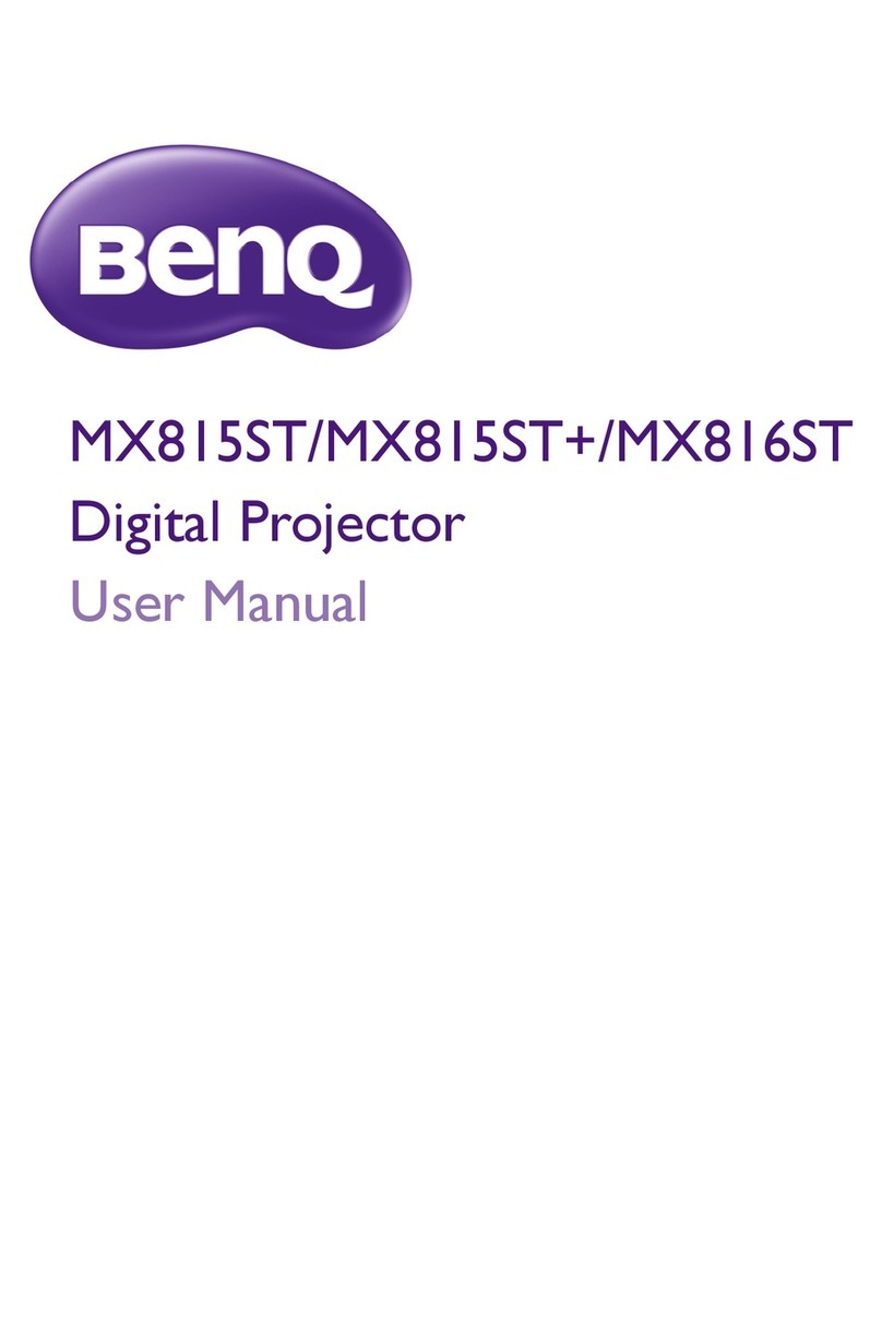 BenQ MX816ST User manual BenQ MX816ST User manual