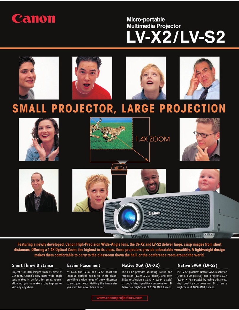 Canon LV-S2 Brochure & specs