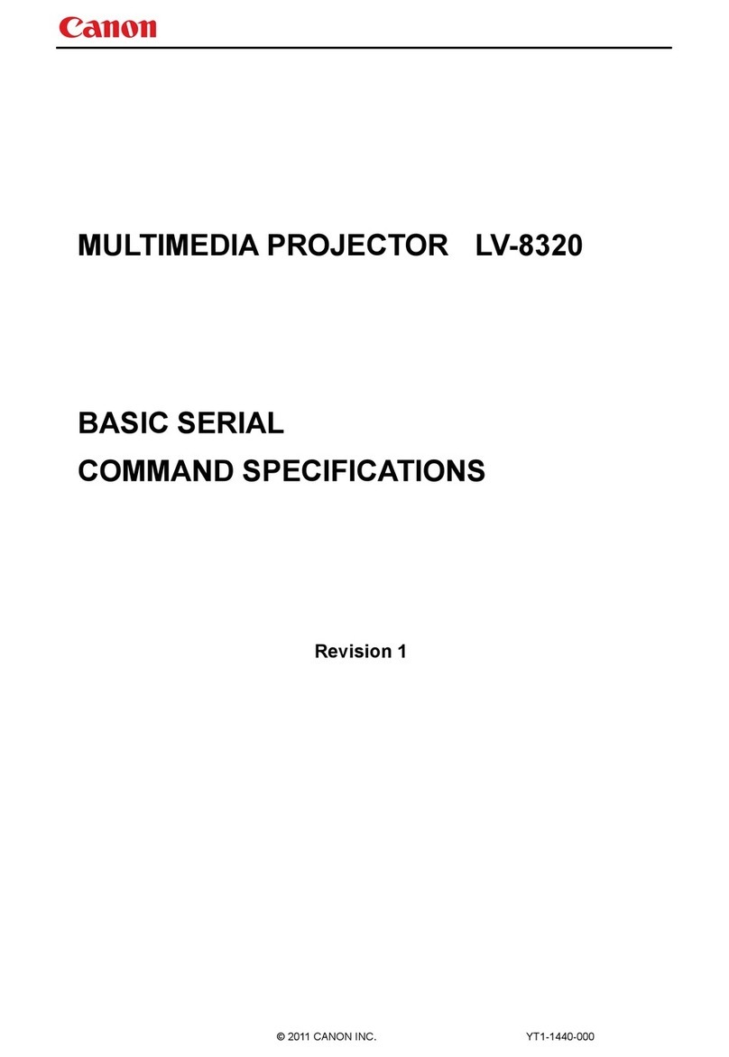 Canon LV-8320 User manual
