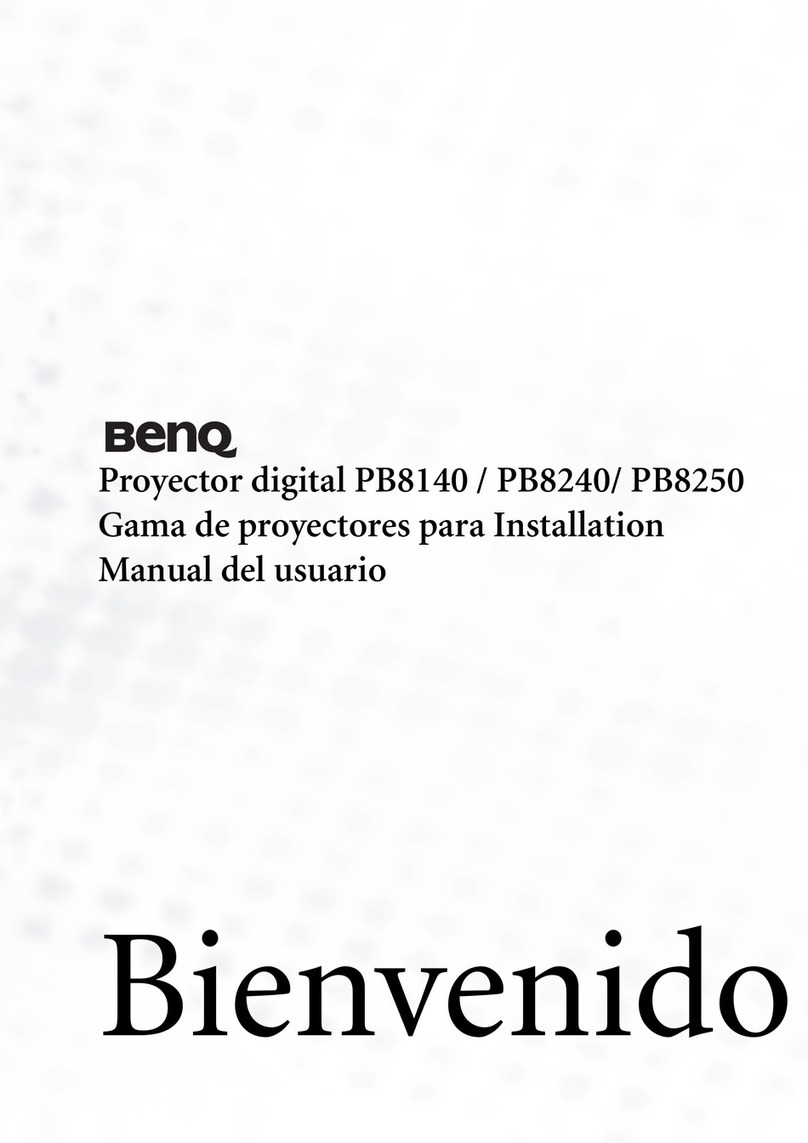 BenQ PB8140/PB8240/PB8250 User guide