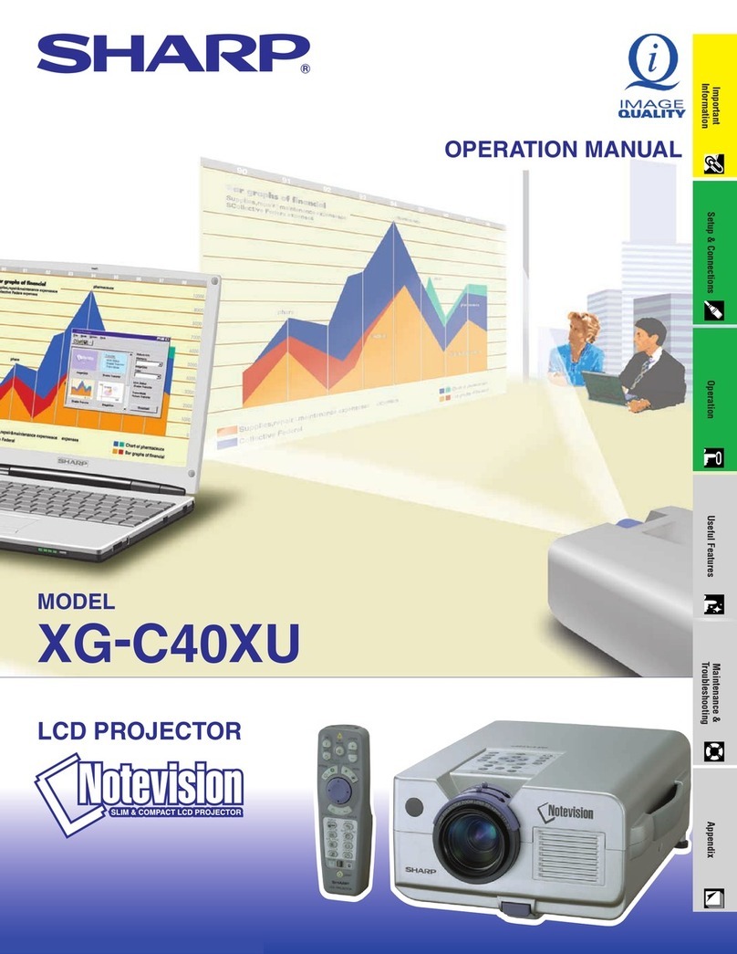 Sharp XG-C40XUSL User manual