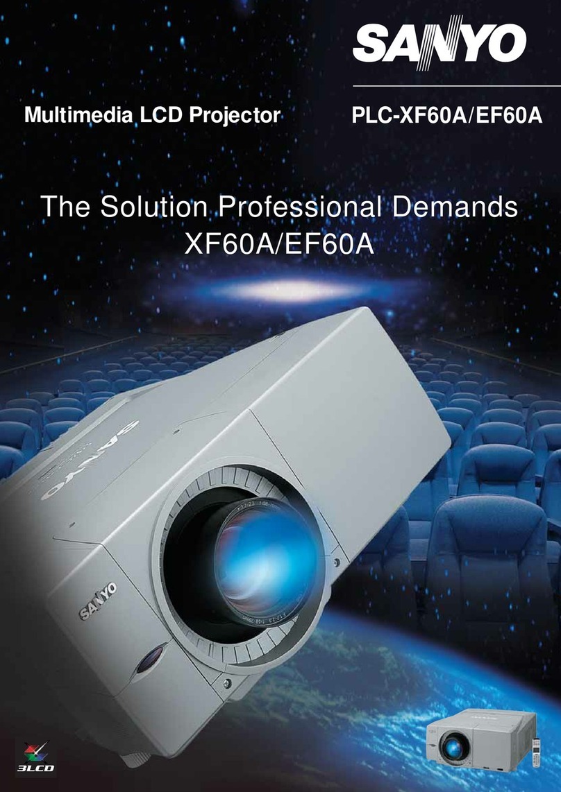 Sanyo PLC-EF60A User manual