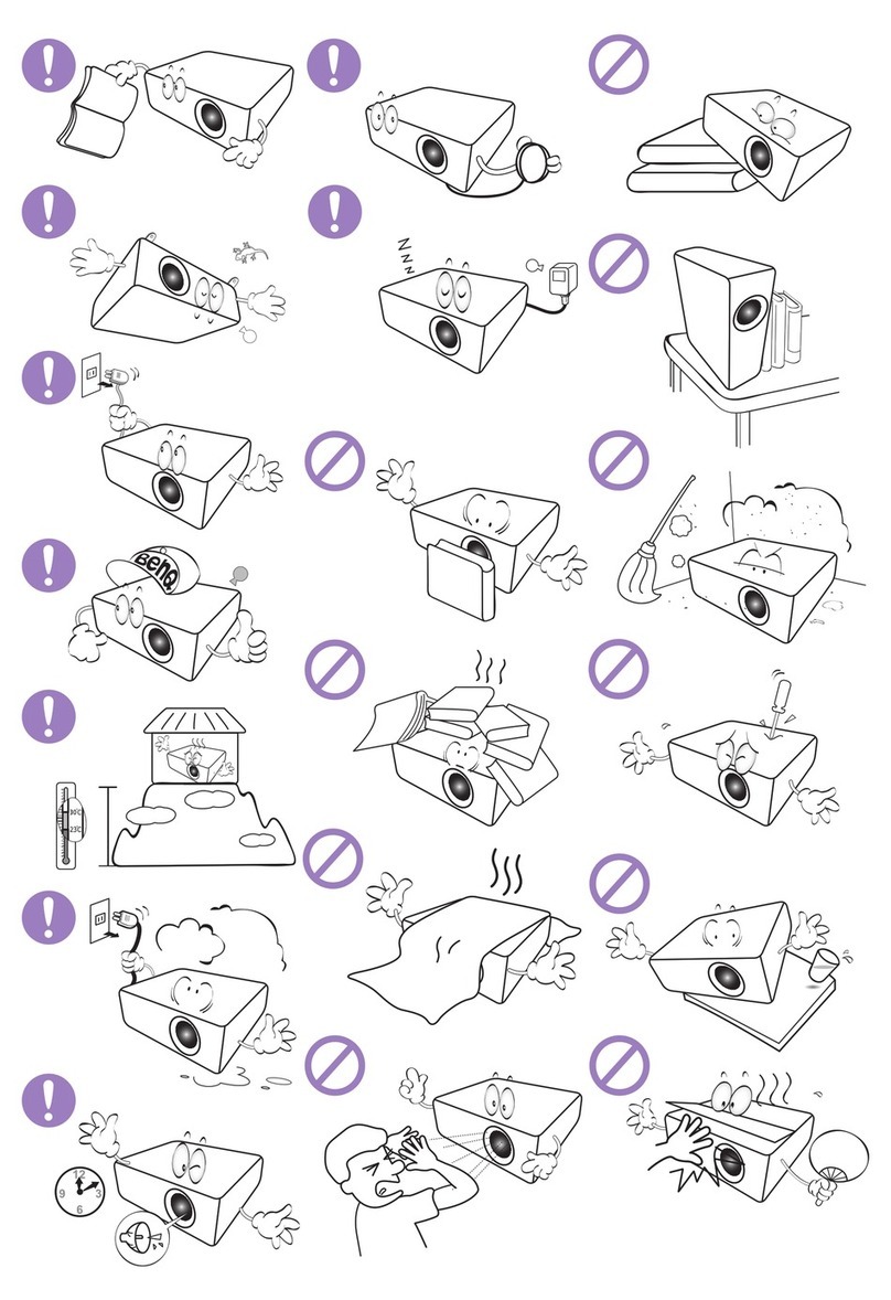 BenQ W1070 User manual BenQ W1070 User manual