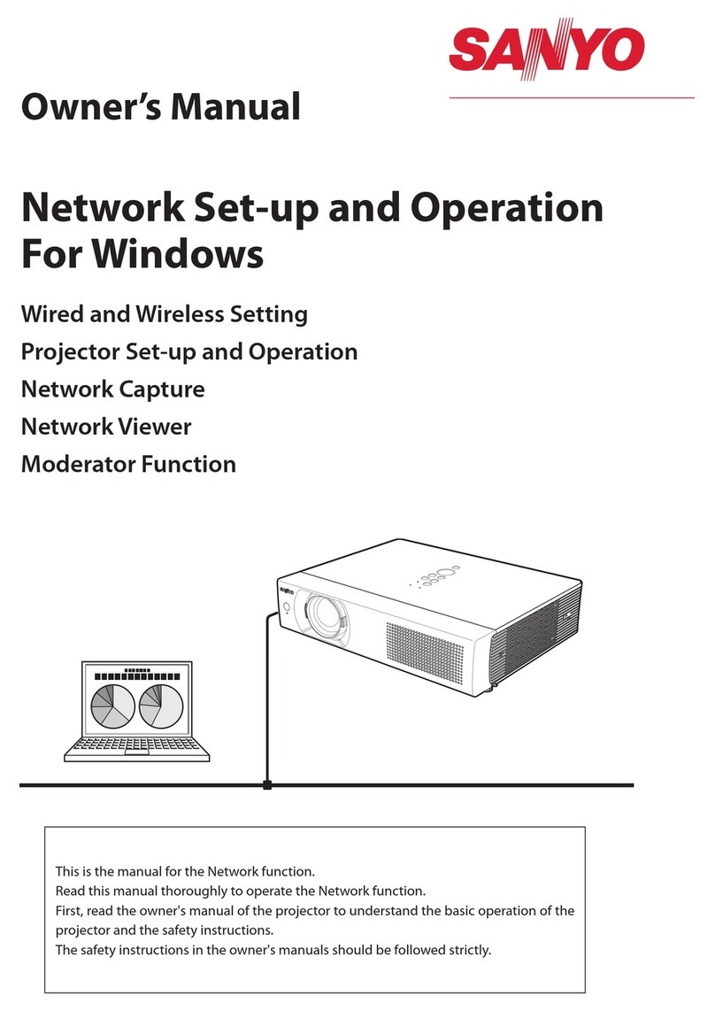 Sanyo PLC XU115 - XGA LCD Projector User manual Sanyo PLC XU115 - XGA LCD Projector User manual