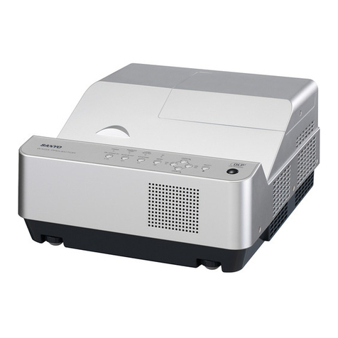 Sanyo PDG-DWL2500 - 2500 Lumens User manual