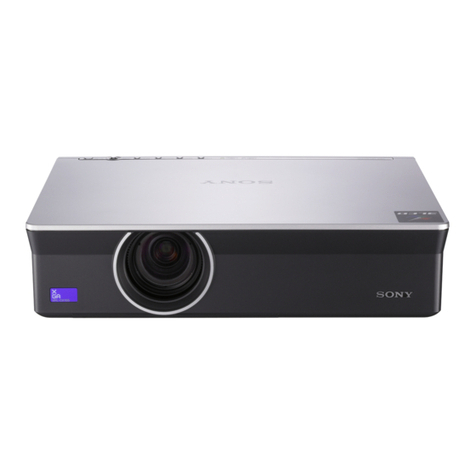 Sony VPL CX125 - XGA LCD Projector User manual