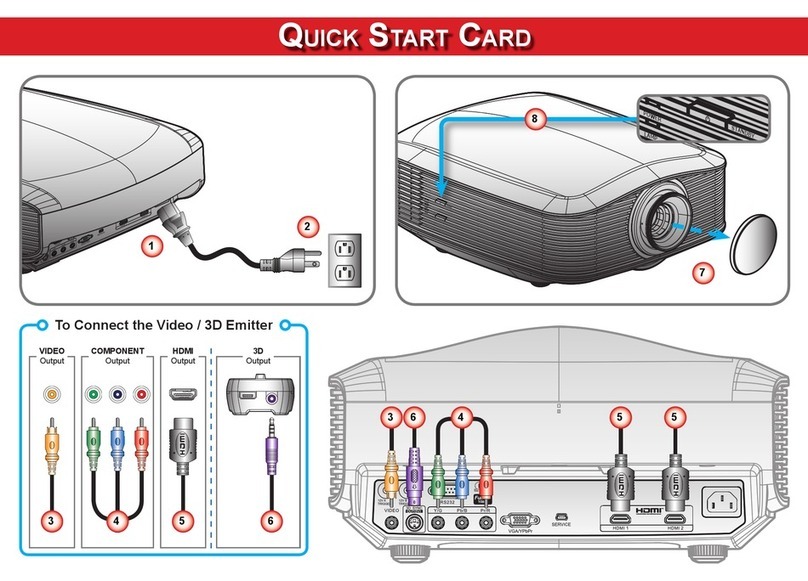 Optoma HD8300 User manual Optoma HD8300 User manual