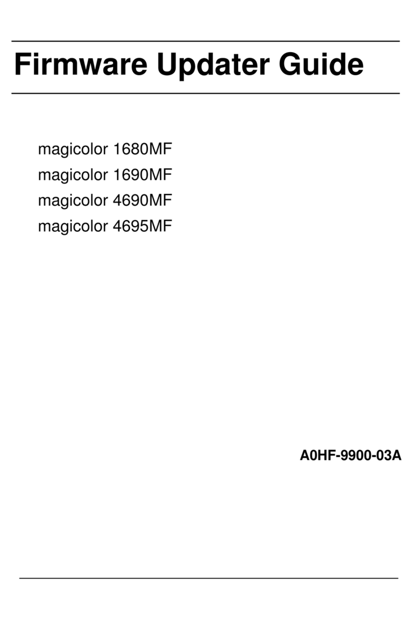 Konica Minolta magicolor 1690MF Mounting instructions