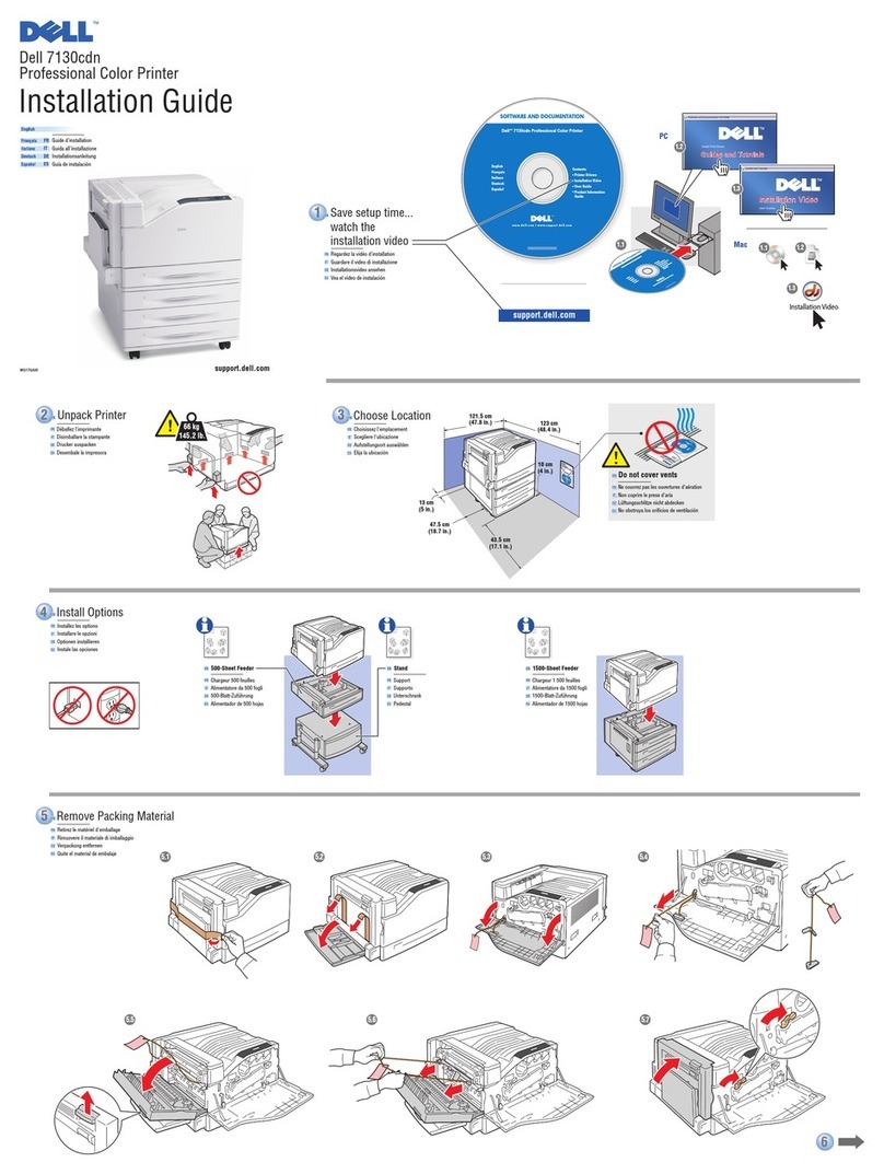 Dell 7130 Color User manual Dell 7130 Color User manual