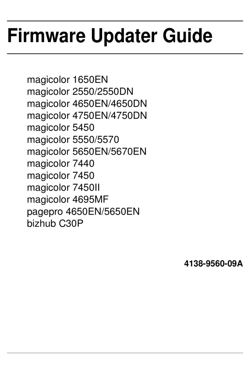 Konica Minolta magicolor 1650EN Mounting instructions