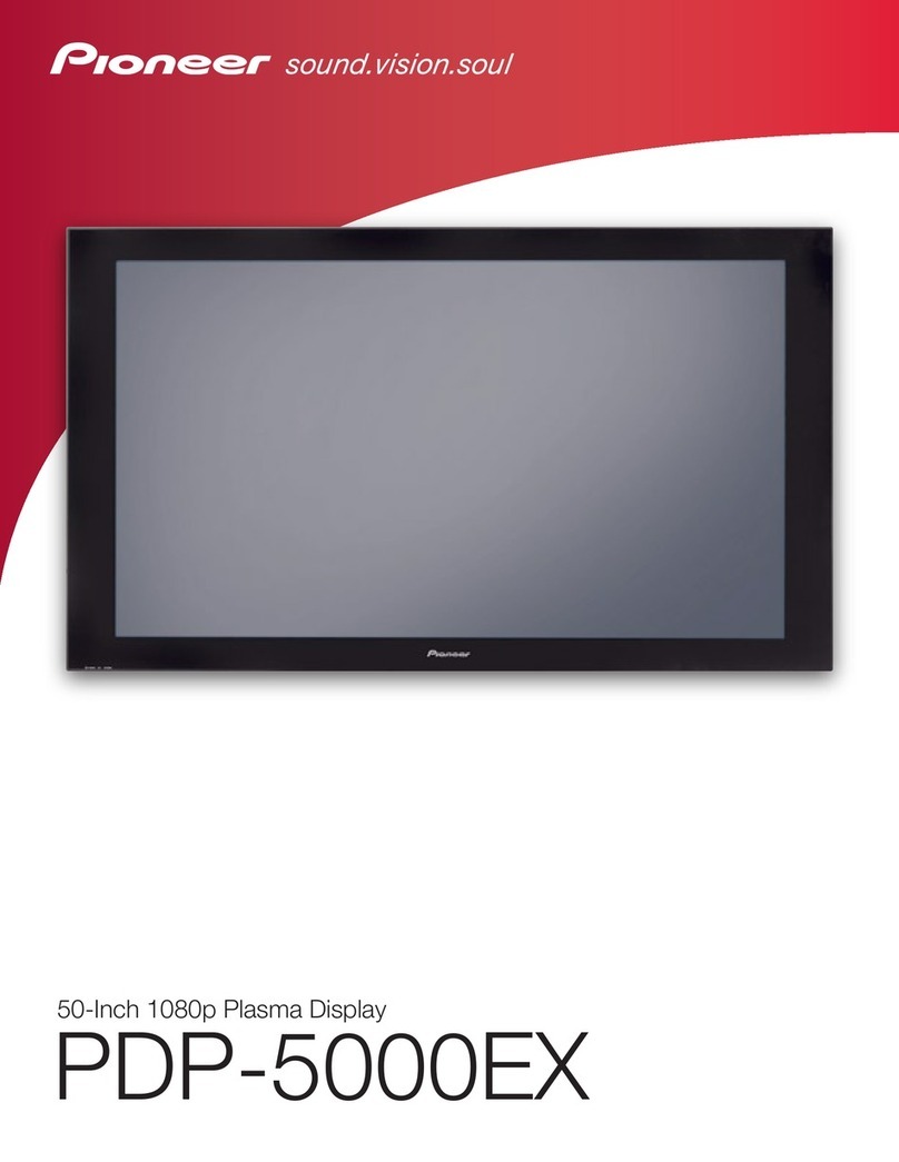 Pioneer PDP-5000EX User manual