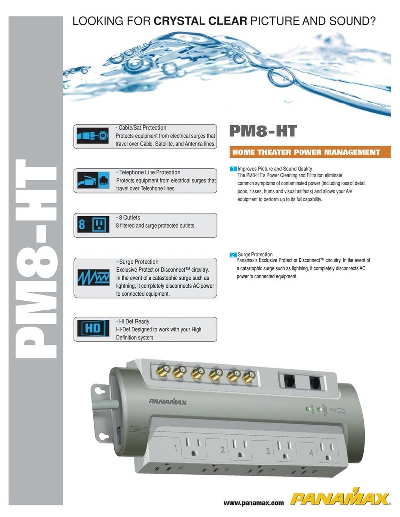 Panamax PM8-HT datasheet