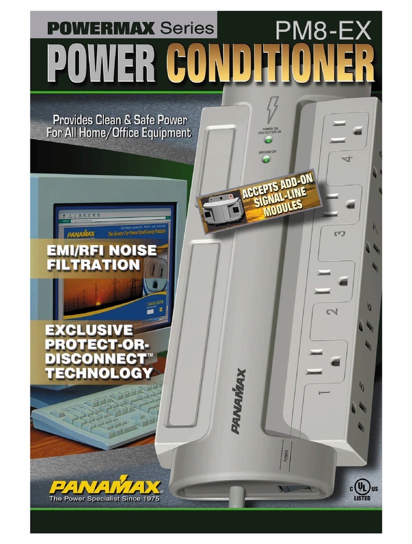 Panamax Powermax PM8-EX User manual