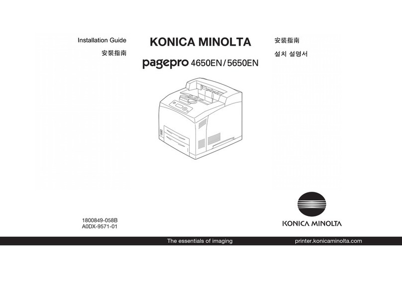 Konica Minolta PAGEPRO 5650EN User manual