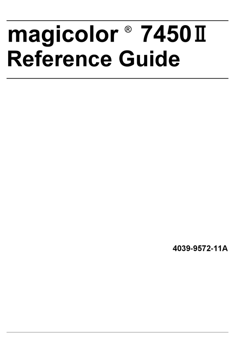 Konica Minolta magicolor 7450 II User manual