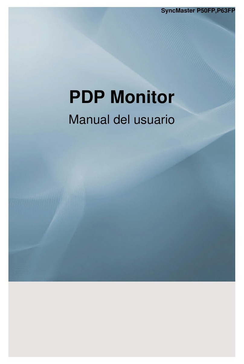 Samsung SyncMaster P63FP Manual Del Usuario