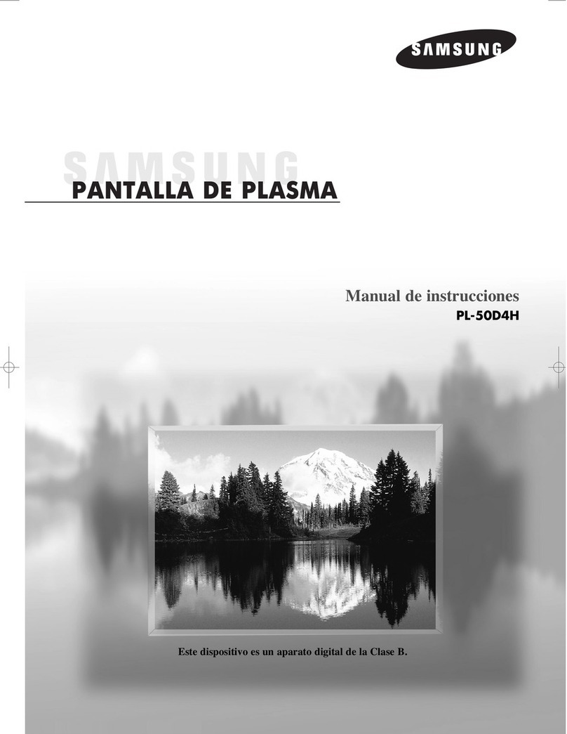Samsung PL-50D4H User manual Samsung PL-50D4H User manual