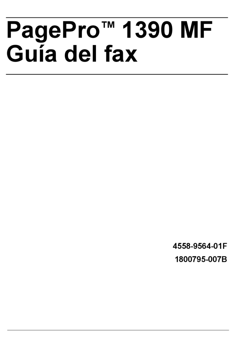 Konica Minolta PagePro 1390 MF Guía del fax