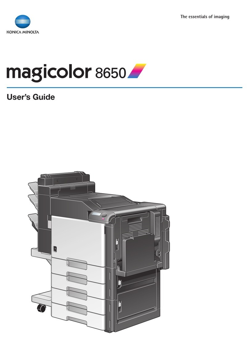 Konica Minolta magicolor 8650DN User manual