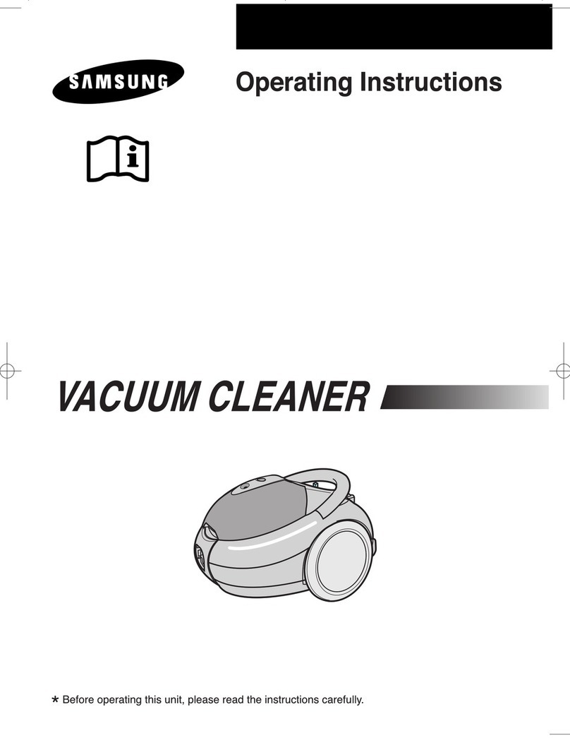 Samsung VC-8615EN operating instructions