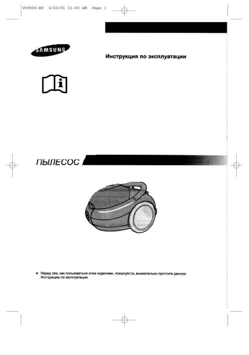 Samsung VC-8615E operating instructions