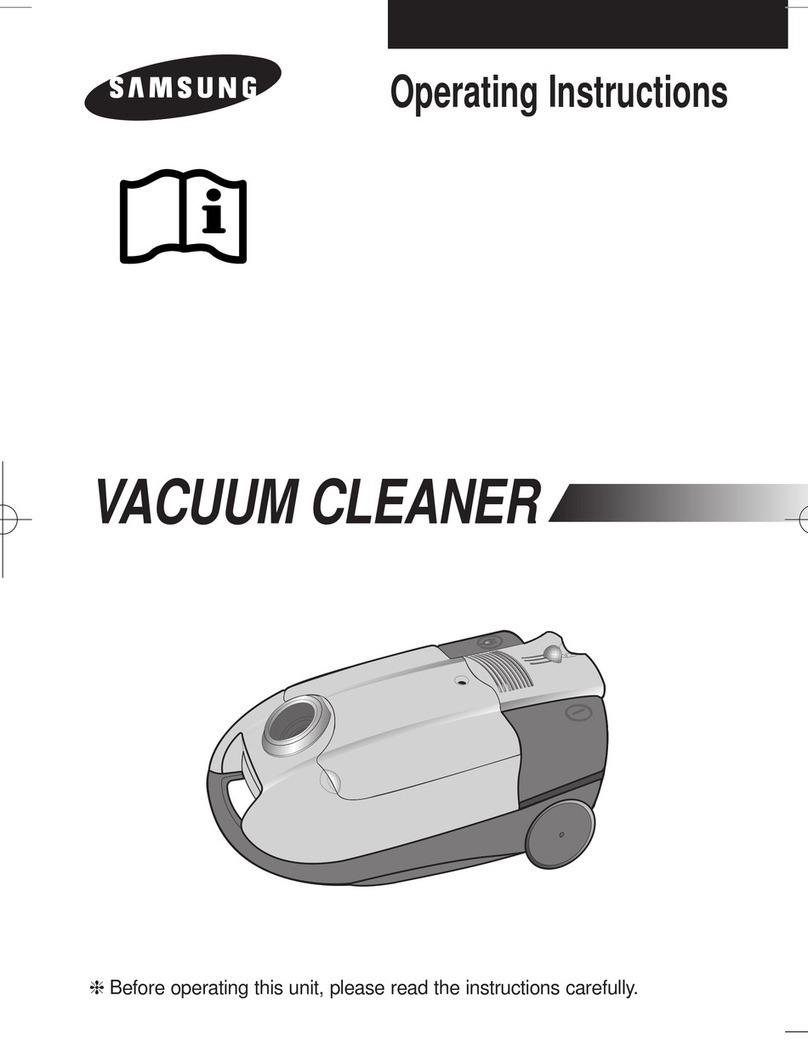 Samsung VC-7615 operating instructions