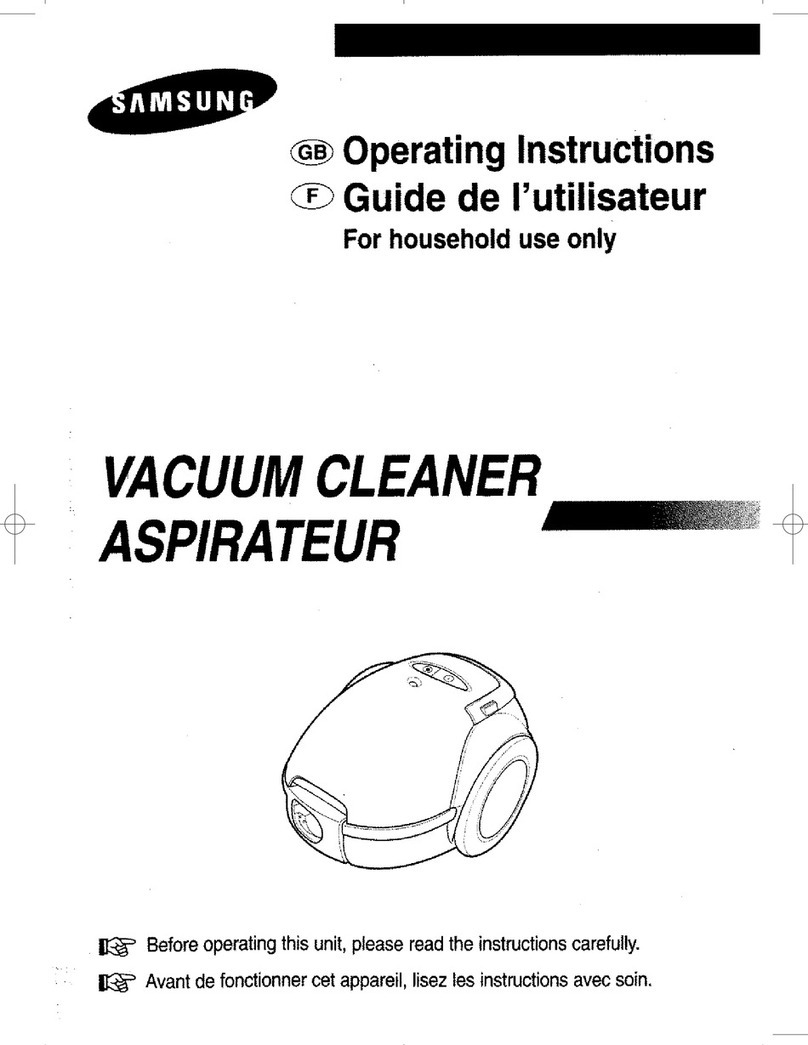 Samsung VAC6313G Operating lnstructions