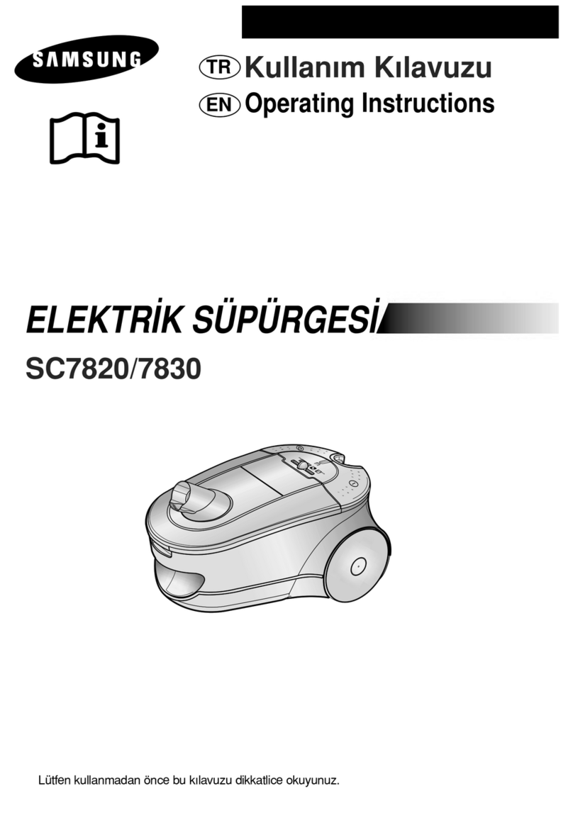 Samsung SC7820 operating instructions