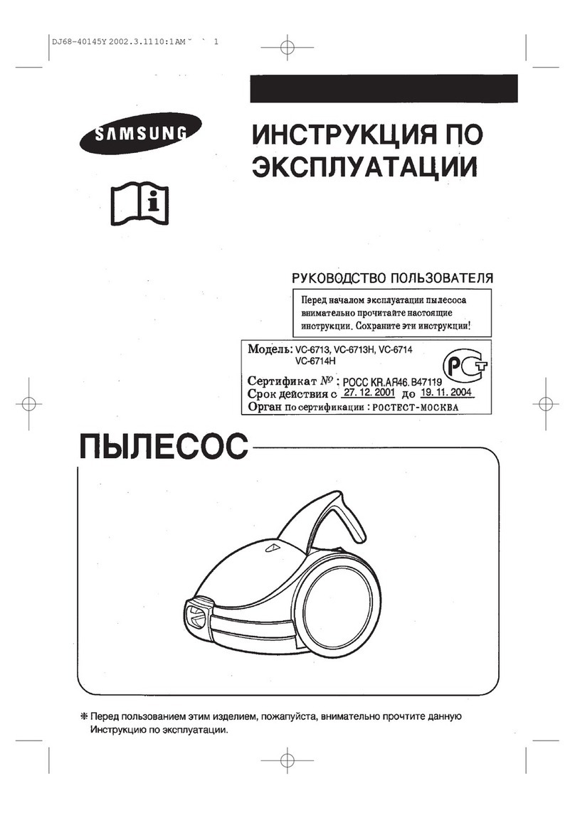 Samsung VC-6713 operating instructions