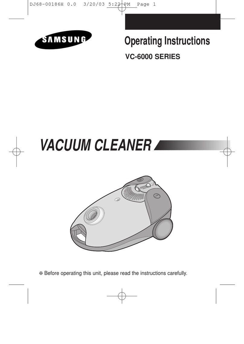 Samsung VC-6000 SERIES operating instructions