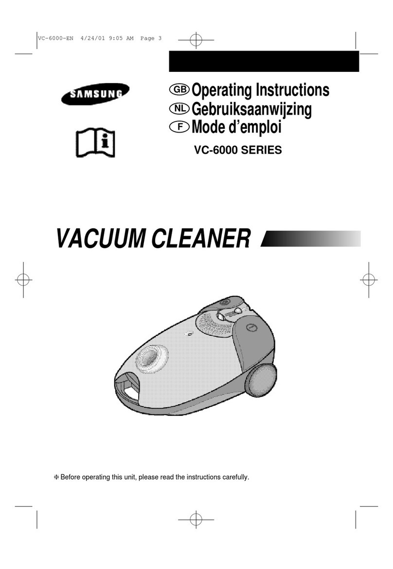 Samsung VC-6012 operating instructions