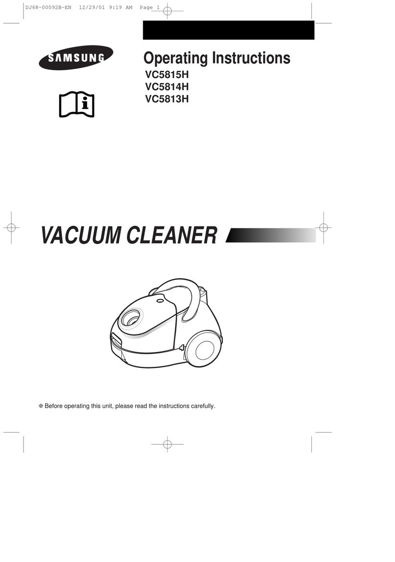 Samsung VC-5813 operating instructions