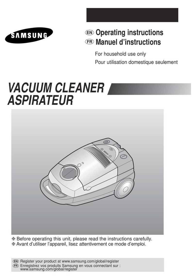 Samsung VAC8913EP operating instructions