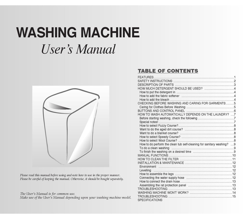 Samsung WA12P2 user manual