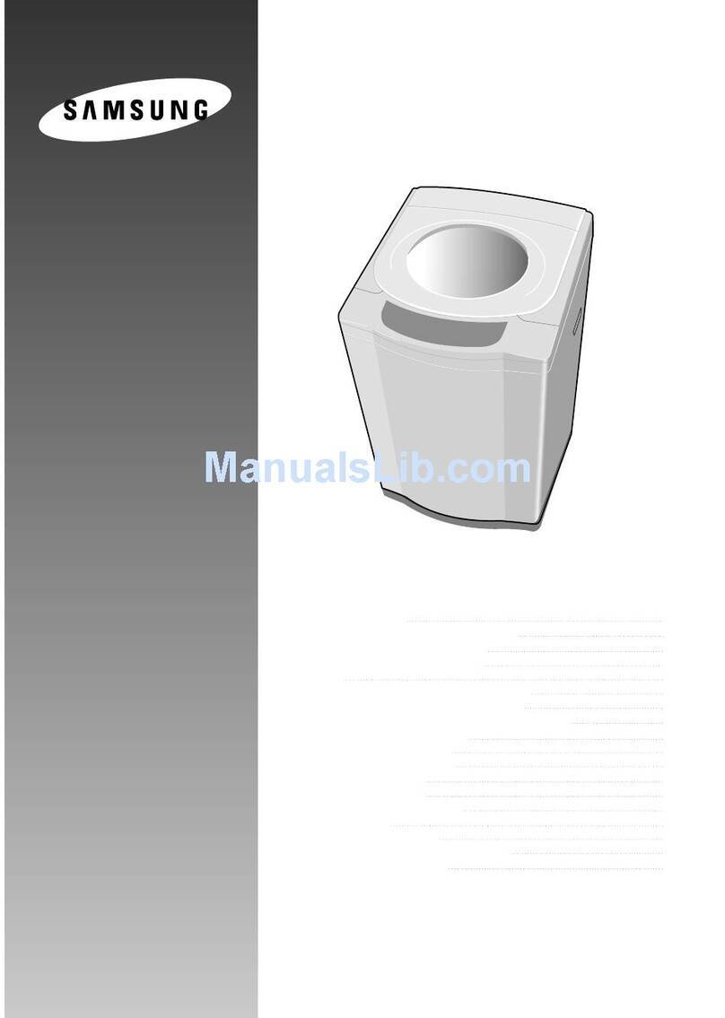 Samsung WA1034D0 Instruction Manual