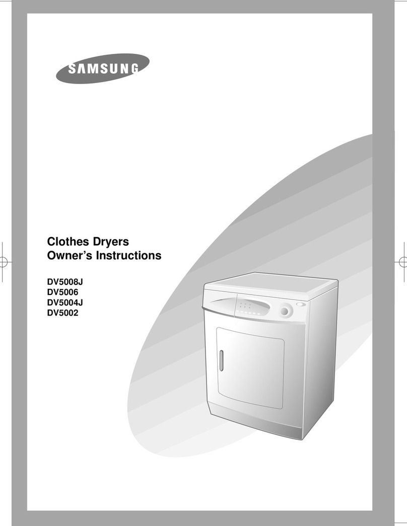 Samsung DV5006 Owner's instructions