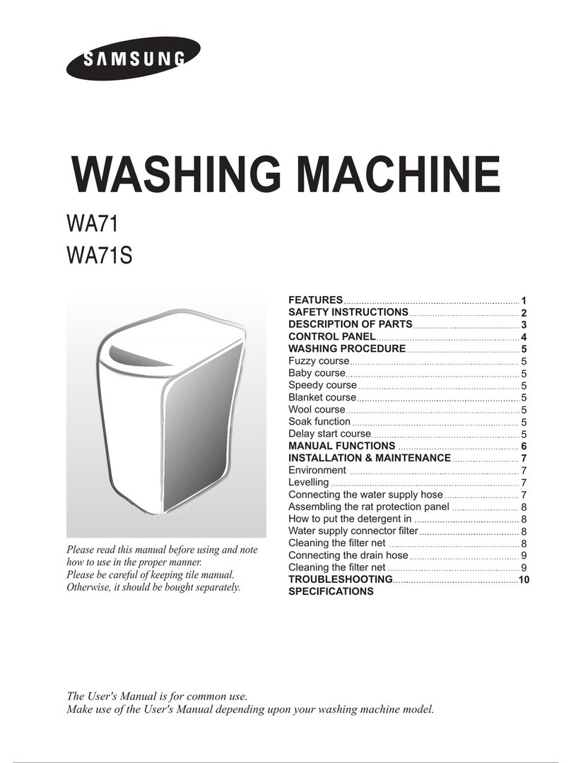 Samsung WA71 user manual
